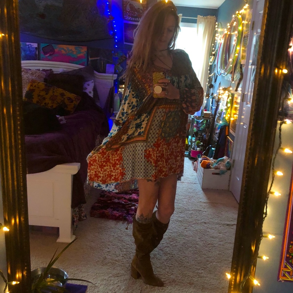 longsleeve mini dress
